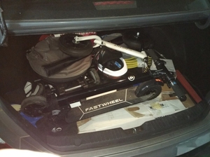 Custom Factory fastwheel Fast <b>Scooter</b> for Adults Folding X9 Model With Two Wheels 25km/hour for <b>Mobility</b> - Product Image 2