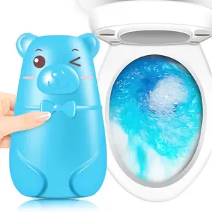 ยอดนิยมขายร้อนสีฟ้าหมีห้องน้ำเจลทำความสะอาดห้องน้ำ