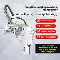 Manipulateur de machine de moulage par injection directe d'usine, à double bras, à prise latérale cantilever, automatisé