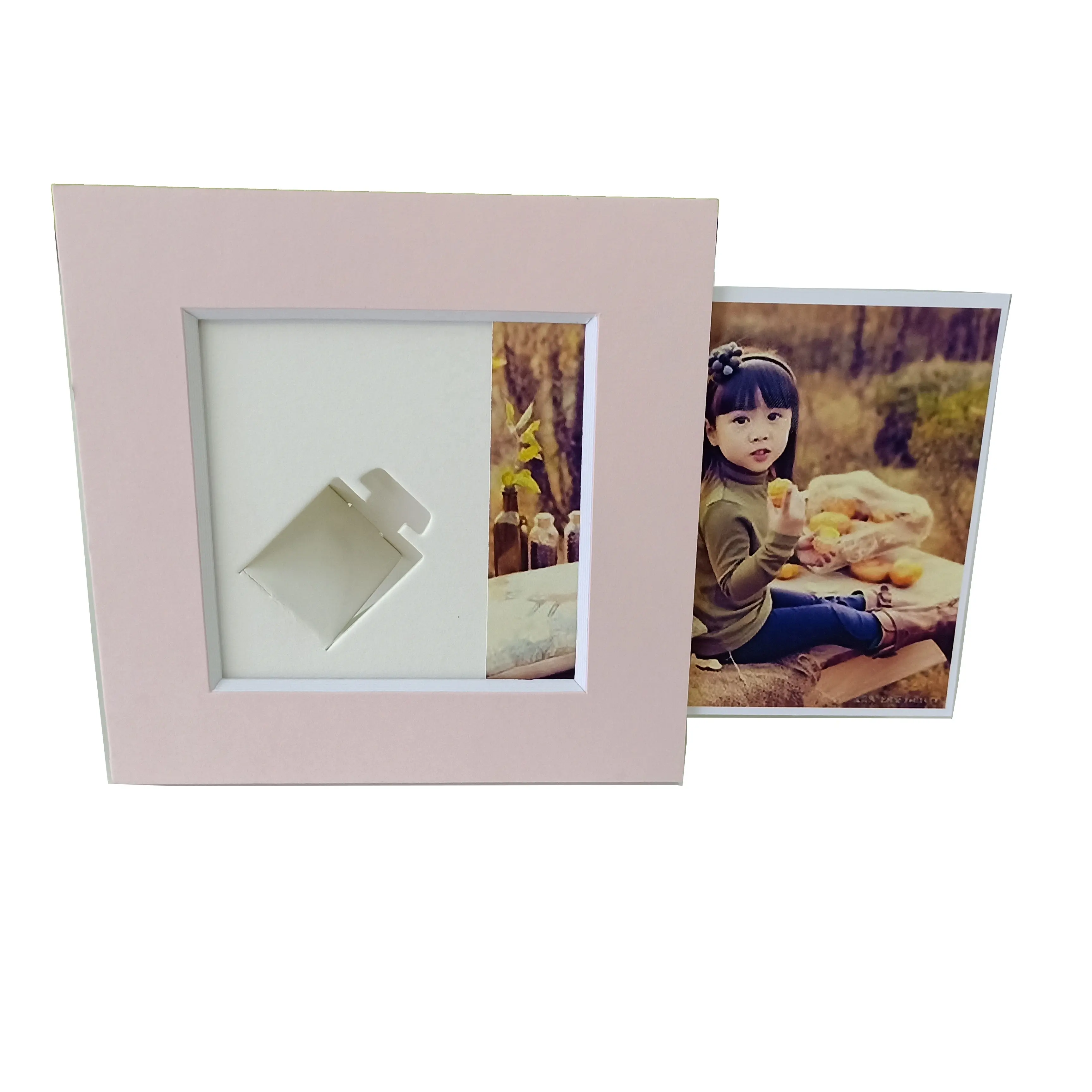 Promotional gifts 8*10 "double 1.4mm photo paper frame paperboard matboard wholesale