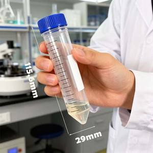 Autoclaváveis 25/50/100-Pack estéril 50ml cônico plástico centrífuga tubo para cultura celular centrífuga armazenamento amostra - Product Image 1