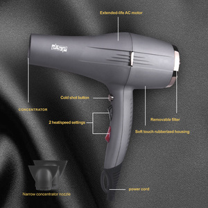 Secador de Pelo Profesional Dsp de 2000W con Tecnología Iónica, Grado Salón, con Boquilla Concentradora para Uso Doméstico y en Barberías - Product Image 4