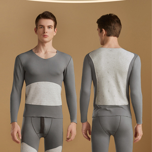 <span class=keywords><strong>Ropa</strong></span> interior <span class=keywords><strong>térmica</strong></span> para hombre y mujer, <span class=keywords><strong>ropa</strong></span> de invierno sin costuras gruesa de doble capa, lencería cálida, conjunto de 2 piezas - Product Image 4