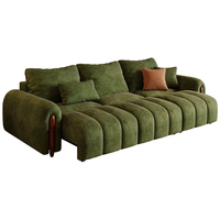 Mid Old Style Wohnzimmer Anti Cat Scratch verstellbare elektrische breite Sitz tiefe Stoff Sofa neues Modell