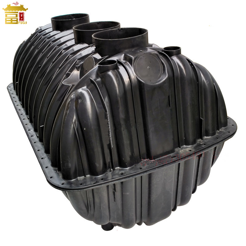 Биоподземный 0.6CBM до 2.5CBM бытовой PP + PE септический резервуар для системы очистки туалетной воды