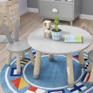 Solid Wood Kids <b>Study</b> <b>Desk</b> And Chair Set Minimalist Design Durable For Children's Room - Product Image 4