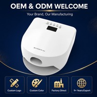 Lampe à ongles UV LED 57 perles double zone 365nm 405nm avec capteur infrarouge automatique, écran LCD et minuteur – Équipement professionnel pour salon de manucure, vente en gros, OEM