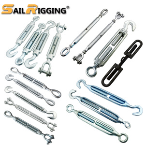 Fabricants de vis de tension à corps ouvert robustes pour câbles métalliques – Tendeurs de câbles pour quincaillerie de rigging générale - Product Image 1