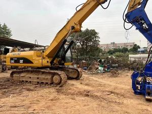 Excavadora de 30 toneladas, hoja hidráulica, Pila, hoja, Pila, martillo vibro, trabajo con excavadora CAT 330 - Product Image 3