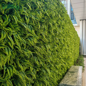 Muro <span class=keywords><strong>de</strong></span> Plantas Artificiales Decorativo para Fachadas Exteriores Personalizable YR - Ignífugo, Resistente al Sol y a las Llamas para <span class=keywords><strong>Diseño</strong></span> Comercial/Interior - Product Image 1