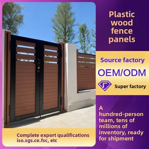 Recinzione in Legno Plastico Coestruso Trattato Chimicamente a Pressione, Rivestita in <span class=keywords><strong>PVC</strong></span>, <span class=keywords><strong>per</strong></span> Giardino Esterno Completamente Recintato - Product Image 6