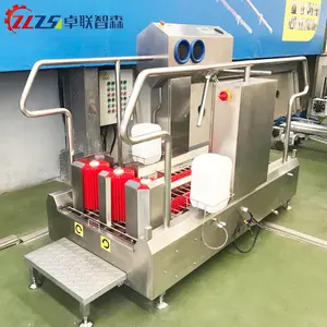 Zlzsen Schuhsohlenreinigungsmaschine mit Drehbügelkontrolle Hygienischer Station
