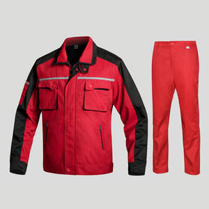 Overoles de algodón con logotipo personalizado industrial de alta visibilidad reflectantes ignífugos FR overoles de sarga de Seguridad General FRC Worker Work Workwear - Product Image 3