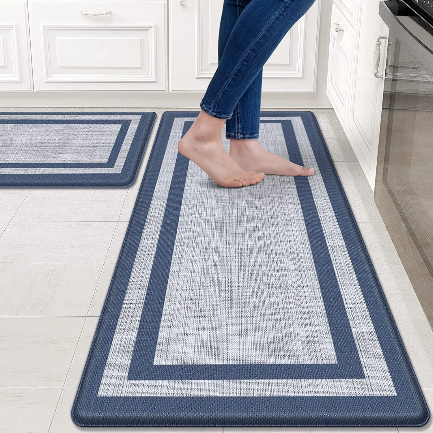 De cocina de PVC de pie mat anti-fatiga cocina alfombrilla antideslizante alfombra de piso