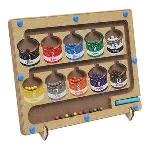 YUCI Kinder Montessori Holz Labyrinth Spielzeug Farb klassifizierung Zähl brettspiel Farb klassifizierung Labyrinth Spielzeug für Kinder - Product Image 5