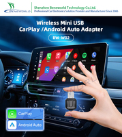 OEM ODM Buen Precio Mini Dongle USB Inalámbrico Portátil 2 en 1, de Cable a Inalámbrico, Actualización OTA, Accesorios Móviles