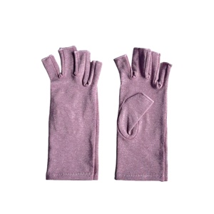 Venta caliente y profesional sin dedos deportes terapia reumatoide alivio del dolor cobre artritis guantes de mano para la artritis - Product Image 4