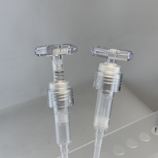 2CC 4CC PC Switch Built-in Lotion Pump Hand Liquid Dispenser Pumps Cleaning Pump Head Plastic for Bottle Customized Color