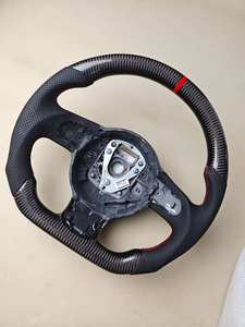 Volante deportivo <span class=keywords><strong>S</strong></span>-<span class=keywords><strong>Line</strong></span> de fondo plano Volant Lenkrad Top de cuero Alcantara para Audi <span class=keywords><strong>A6</strong></span> C7 A3 A4 B8 B9 S5 A5 Q5 RS3 RS7 A7 Q7 - Product Image 2