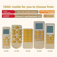 Boîtier de télécommande sans fil en alliage chromé personnalisé pour climatiseur 433 MHz Bluetooth Infrarouge 2.4 GHz ; Ouverture de moule