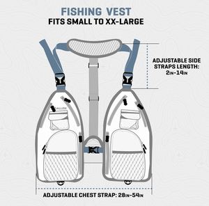Chaleco de Pesca Ultraligero Gallatin Strap Pack con Capacidad para 4 Cajas de Moscas y 4 Bolsillos para Accesorios - Product Image 2