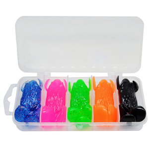 WEI morbido <span class=keywords><strong>rana</strong></span> che calcia le gambe <span class=keywords><strong>rana</strong></span> bionica esca morbida galleggiante acqua superficie attrezzatura esca esca esca Combo - Product Image 1