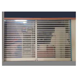 Commercieel Gebouw Plastic Roldeur Beveiliging Automatische Polycarbonaat Luiken Aluminium Pvc Rollende Deur Goedkope Prijs