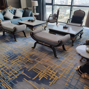 Alfombra de Lana de Pelo Largo Hecha a Mano Personalizada para Sala de Estar de Lujo, Ideal para Uso en el Campo de Golf - Product Image 1