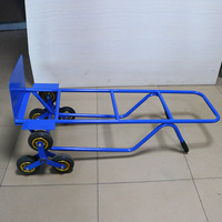 Carretilla para Subir Escaleras de 400 kg, Plegable y Portátil, Carro de Mano, Carro de Soldadura, Plataforma Rodante para Entrega y Mudanza en Almacenes
