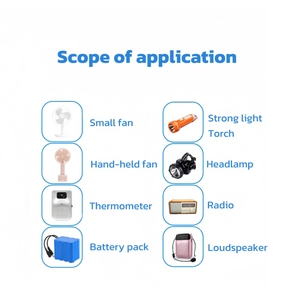 Dung lượng cao Li ion BATERIA icr14650 1050mAh các tế bào lithium có thể sạc lại pin 3.7V 7.4V 11.1V cho đài phát thanh cho máy tính - Product Image 4