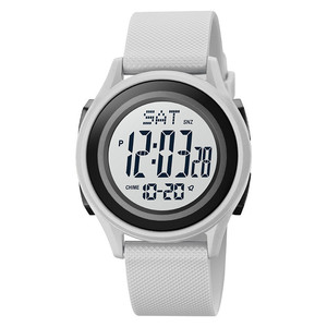 <span class=keywords><strong>Montre</strong></span> de sport unisexe Skmei 1893 avec logo OEM, cadran numérique couleur unie, design cartoon, bracelet en PU, résistance à l'eau 5 ATM - Product Image 3