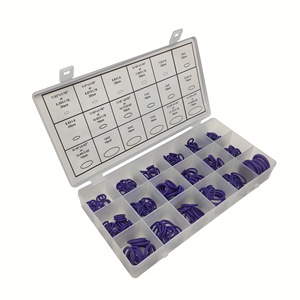 Surtido de Juntas Tóricas Púrpuras de 270 Piezas, Anillos de Sellado de Caucho de Nitrilo, Resistentes a Altas Temperaturas, Kit de Reparación de Juntas de Eje - Product Image 4