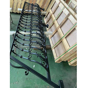 Moderna de alta calidad de metal al aire libre veranda escalera de hierro forjado barandilla de soldadura - Product Image 2