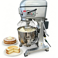 Machine à pâtisserie pour restaurant, mélangeur à pâte à pizza de 50 litres, machine à faire des gâteaux et des biscuits, mélangeur à pâte planétaire, équipement de boulangerie