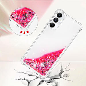 Funda de Teléfono con Purpurina y Arena Movediza para Samsung S24FE, Funda Protectora Antigolpes para Teléfono Móvil Google <span class=keywords><strong>Honor</strong></span> Xiaomi - Product Image 3