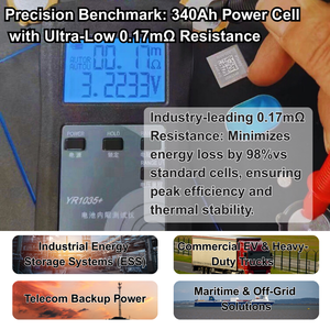 新型12000深循环LiFePO4电池MB31 <span class=keywords><strong>3</strong></span>.2V 340-360Ah (5年保修-30 ~ 60C工作温度)，适用于太阳能系统组件 - Product Image 4