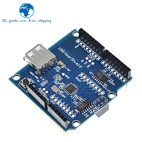 TZT מארח USB מגן 2.0 לarduino UNO מגה ADK תואם עבור אנדרואיד ADK DIY אלקטרוני מודול לוח