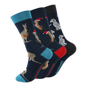 Calcetines Jacquard para hombre y mujer, moda de perro de la suerte, venta al por mayor, fábrica de China - Product Image 4