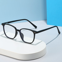 Lunettes anti-lumière bleue classiques, simples et tendance, à monture carrée, motif animalier, verres transparents, monture optique TR90