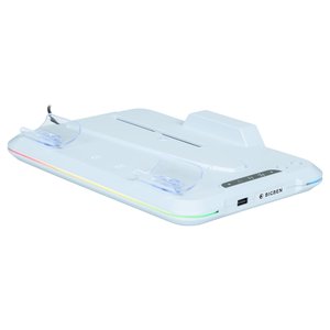 Base de Carga Doble Magnética para PLAYSTATION 5 Dualsense, Blanca, PS5SCHARGESTANDFAN - Product Image 3