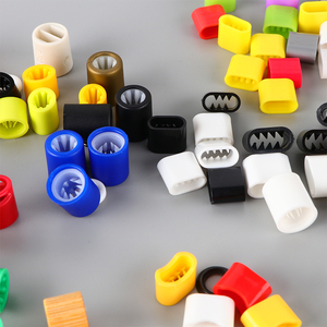 Bon marché, vente en gros, <span class=keywords><strong>fermeture</strong></span> de <span class=keywords><strong>bracelet</strong></span> en tissu coloré pour <span class=keywords><strong>festival</strong></span>, bouton en plastique à sens unique, <span class=keywords><strong>bracelet</strong></span> à verrouillage coulissant - Product Image 3