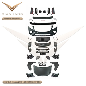 Kit carrosserie pour Viano <span class=keywords><strong>Vito</strong></span> <span class=keywords><strong>W639</strong></span> 2004-2015 à 2024 V300 Facelift, conversion ancien vers nouveau, mise à niveau du pare-chocs avant et arrière, ensemble complet - Product Image 1
