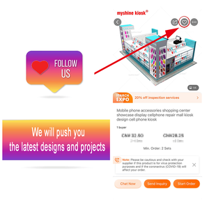 Phụ Kiện Điện Thoại Bán Hàng Kiosk Thiết Kế Mall Hiển Thị Kiosk Trung Tâm Mua Điện Thoại Di Động Kiosk - Product Image 5