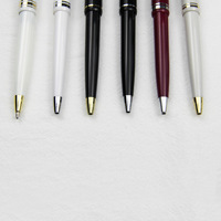 Stylos à bille ronds en métal pour hôtel, exposition, promotion éducative, petits cadeaux, stylos pour usage professionnel au bureau