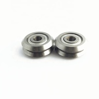 Roulements à rouleaux de roulement de roue de guidage de rainure en V de haute précision série W 9.525x30.73x11.1mm boule de 3/8 pouces avec joints ZZ