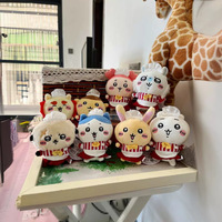 Porte-clés en peluche mini figurine de dessin animé Chiikawa Usagi Hachiware de 10 cm, pendentif poupée anime Kawaii, jouet mignon pour sacs et cadeaux