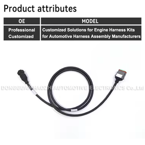 Aangepaste Kabelboom Kabel Fabrikant Universele 9-Pins Aanhangwagen Harnas Kabels En Kabelassemblages - Product Image 2