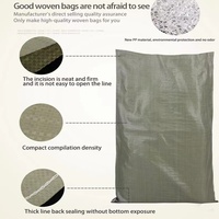 Sac tissé en PP pour farine de blé, imprimé en héliogravure, blanc, écologique, résistant à l'humidité, 20, 50, 100 kg, pour emballage de supermarché