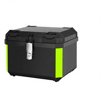 Boîte arrière de moto à conception détachable, grand volume 45L, pour vélo électrique, scooter, trajets quotidiens