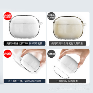 Funda de auriculares Mi, carcasa suave de Tpu para auriculares Xiaomi con cancelación de ruido Pro 2se, funda protectora antiarañazos a prueba de golpes - Product Image 3